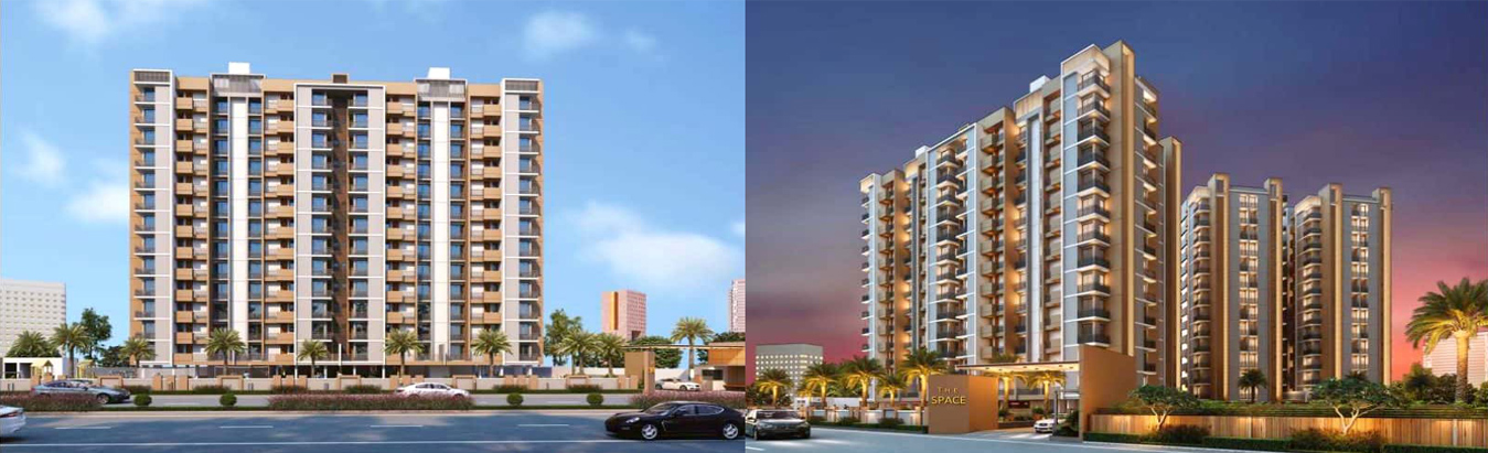 The Space Unlimited 2 bhk, 3 bhk flats @ Madhapar Circle, Rajkot